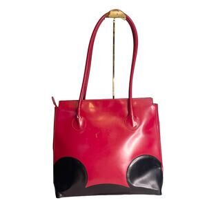 Mickey's World Marco Rossi Disney Leather tote Satchel bag